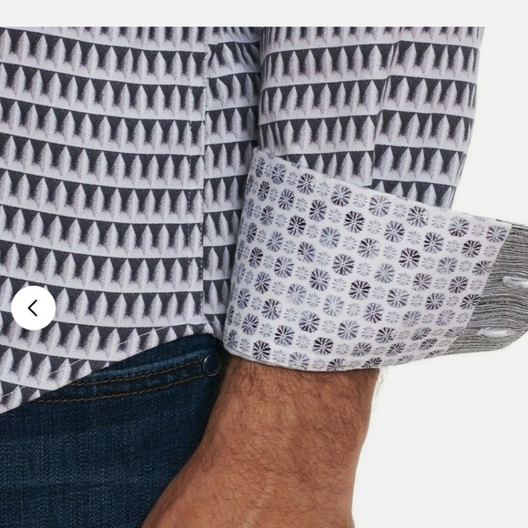 Robert Graham The Francis Cool Minaret checks effect long sleeve shirt Size Med. - Picture 3 of 16